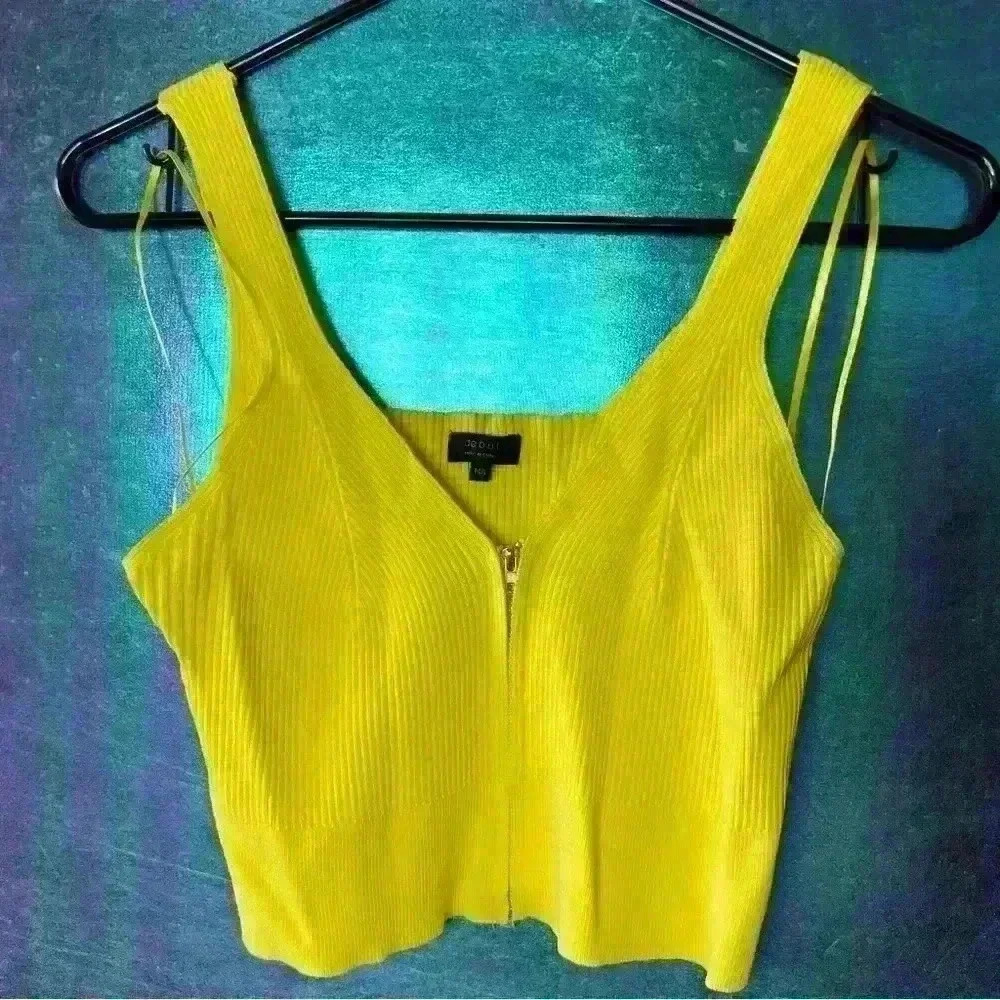 Highlighter Yellow tank top